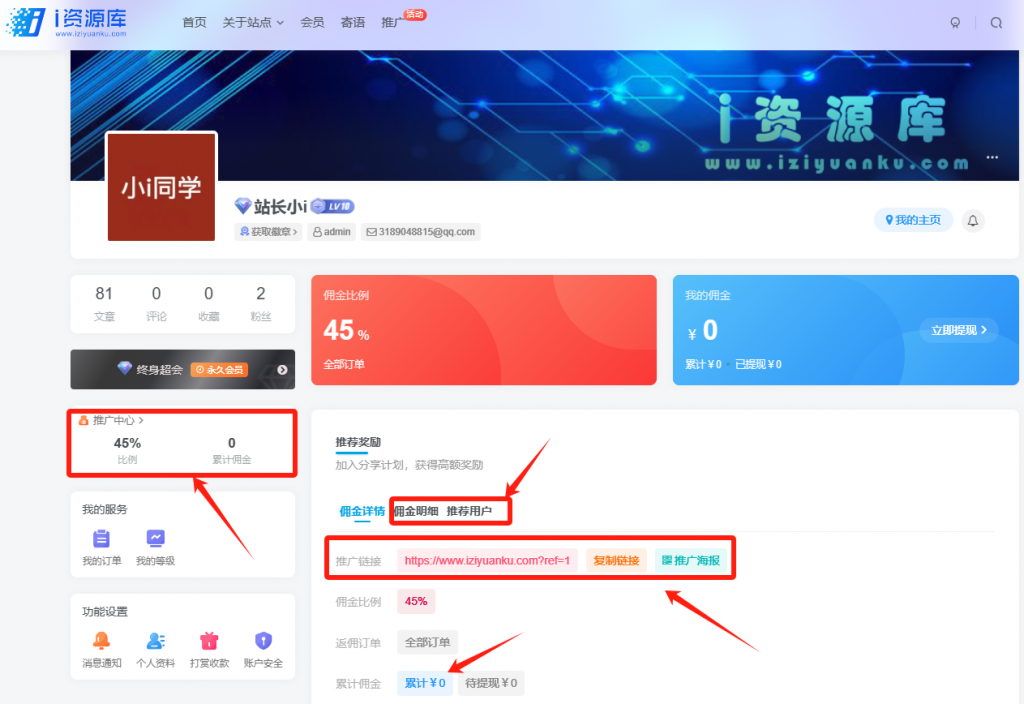 图片[1]-网站焕新升级，特此推出推广计划活动!-i资源库